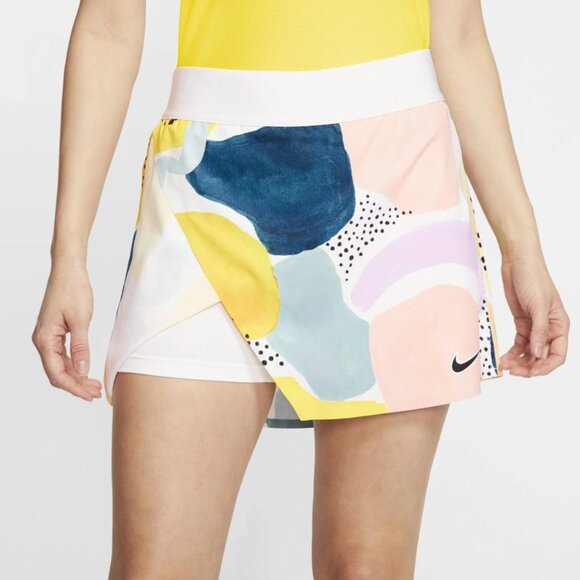 🚨 Nike Court Tennis Skirt Cassie Byrney Australian Open Skort Shorts CD0799-100 - Picture 1 of 16